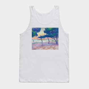 St. Clair Beach by Henri-Edmond Cross Tank Top